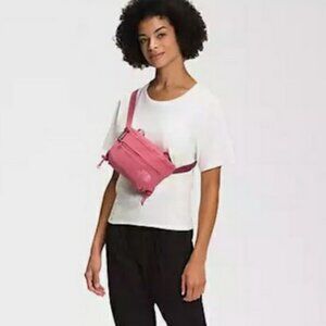 NWT The North Face Never Stop Lumbar Pack Faded Rose